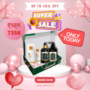 Hộp quà Gội + Xả + Kem Chống Nắng