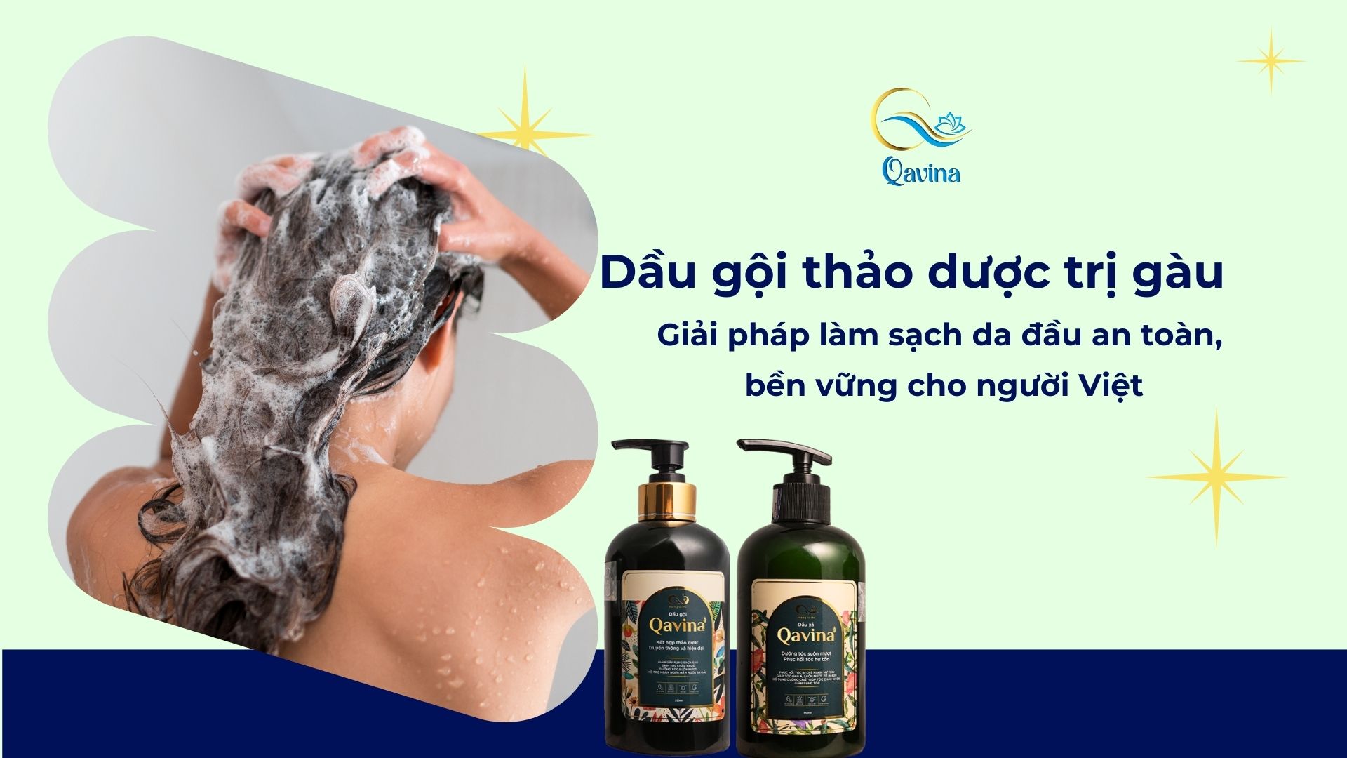 Dầu gội thảo dược trị gàu