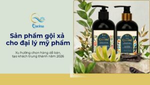 Sản phẩm gôi xả cho đại lý mỹ phẩm