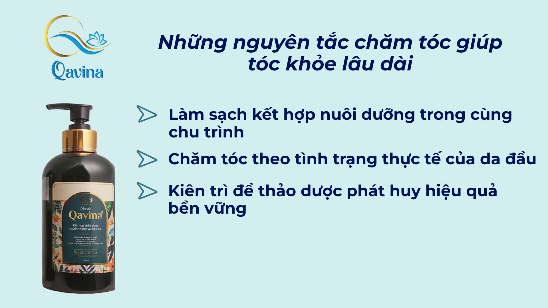 chăm sóc tóc bằng dầu gội thảo dược