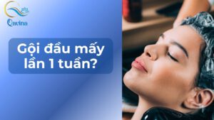gội đầu mấy lần 1 tuần
